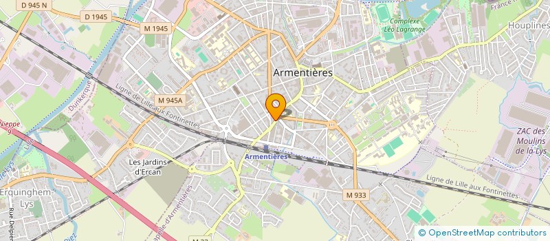 localisation de l'entreprise MADAME LAURA MANGIN  ARMENTIERES