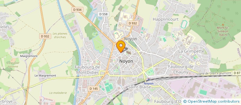 localisation de l'entreprise MADAME LAURA MANIERI  NOYON