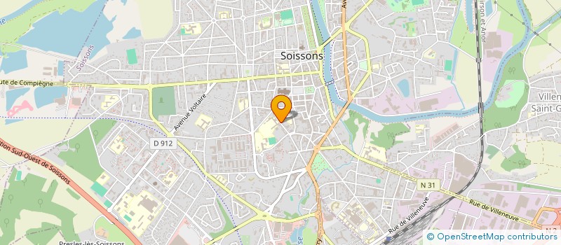 localisation de l'entreprise MADAME LAURA MANNIER à SOISSONS