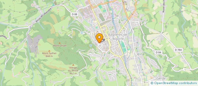 localisation de l'entreprise MADAME LAURA MANSE  MONTGAILLARD