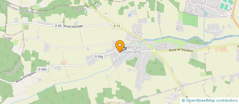 localisation de l'entreprise MADAME LAURA MARCELLI  BONREPOS-SUR-AUSSONNELLE