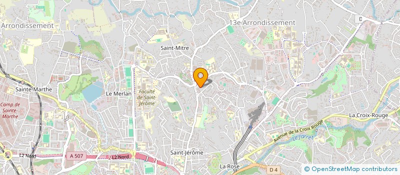 localisation de l'entreprise MADAME LAURA MARCELLIN à MARSEILLE