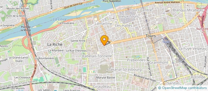 localisation de l'entreprise MADAME LAURA MARCHAND  TOURS