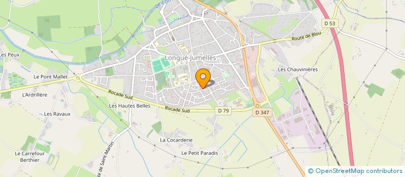 localisation de l'entreprise MADAME LAURA MARCHAU  LONGUE-JUMELLES