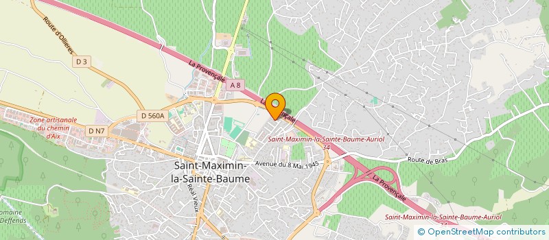 localisation de l'entreprise MADAME LAURA MARGHERITA à SAINT-MAXIMIN-LA-SAINTE-BAUME