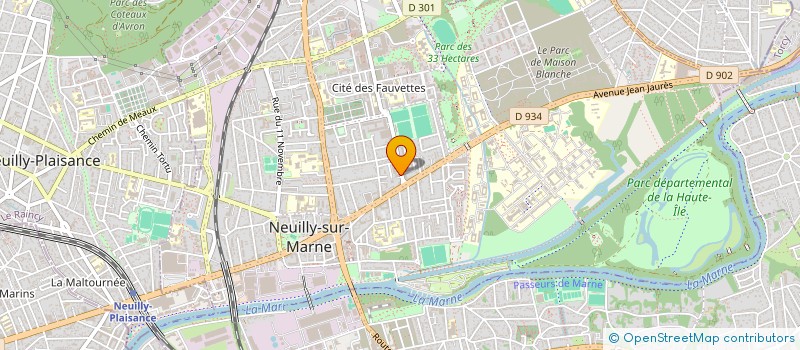 localisation de l'entreprise MADAME LAURA MARIE-ROSE DJAN à NEUILLY-SUR-MARNE