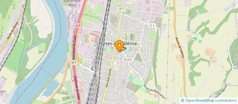 localisation de l'entreprise MADAME LAURA MARIGO  PORTES-LES-VALENCE