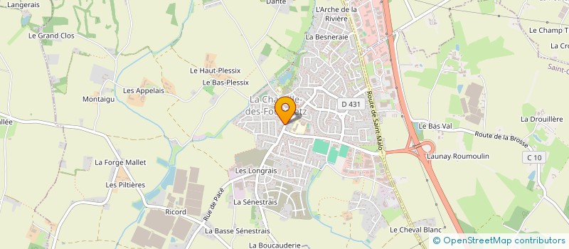 localisation de l'entreprise MADAME LAURA MARKARYAN  LA CHAPELLE-DES-FOUGERETZ