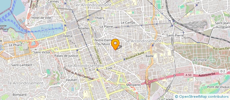 localisation de l'entreprise MADAME LAURA MARMORATO à MARSEILLE