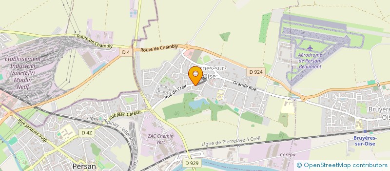 localisation de l'entreprise MADAME LAURA MARQUANT  BERNES-SUR-OISE