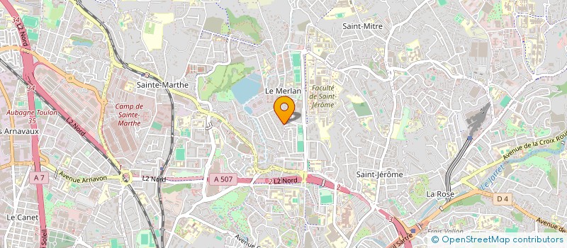 localisation de l'entreprise MADAME LAURA MARTELLI à MARSEILLE
