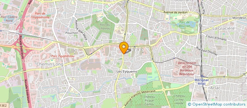 localisation de l'entreprise MADAME LAURA MARTIN  MERIGNAC