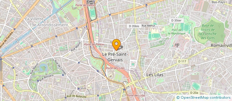 localisation de l'entreprise MADAME LAURA MARTIN à LE PRE-SAINT-GERVAIS