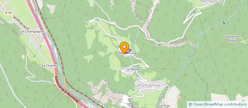 localisation de l'entreprise MADAME LAURA MARTIN  MONTVERNIER