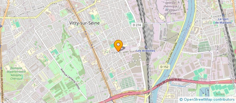 localisation de l'entreprise MADAME LAURA MARTINEZ à VITRY-SUR-SEINE