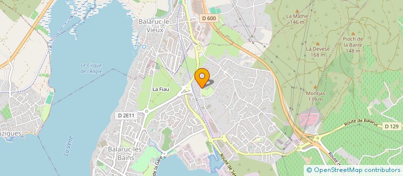 localisation de l'entreprise MADAME LAURA MARTINEZ  BALARUC-LES-BAINS