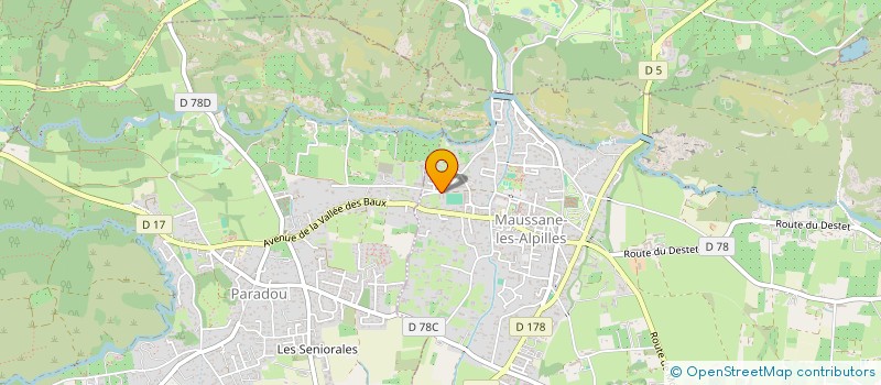 localisation de l'entreprise MADAME LAURA MARTINO à MAUSSANE-LES-ALPILLES