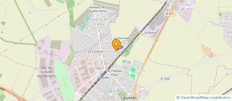 localisation de l'entreprise MADAME LAURA MARTINS  LOUVRES