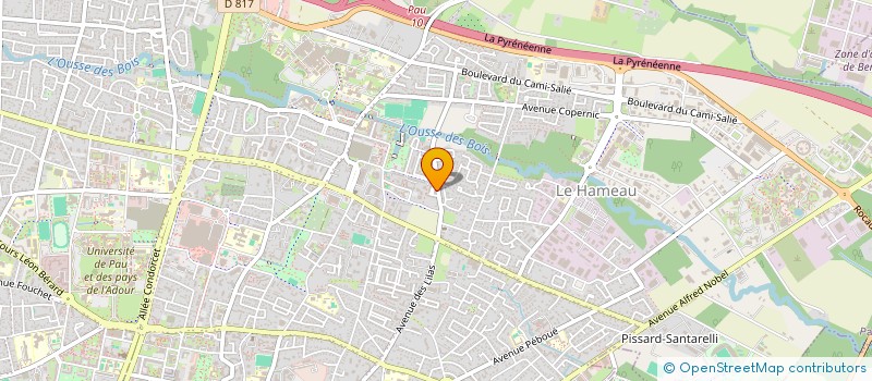 localisation de l'entreprise MADAME LAURA MARTROU à PAU