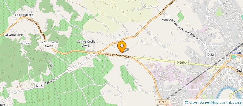 localisation de l'entreprise MADAME LAURA MAS  GAILLAC