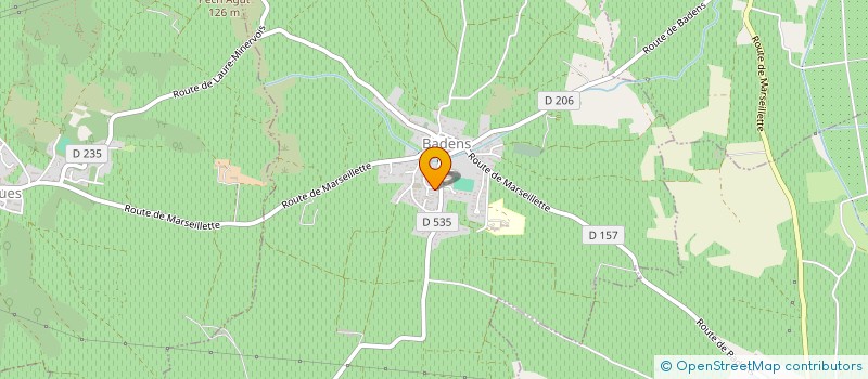 localisation de l'entreprise MADAME LAURA MASCLET  BADENS