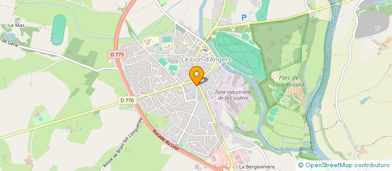 localisation de l'entreprise MADAME LAURA MASSAROTTI  LE LION-D'ANGERS