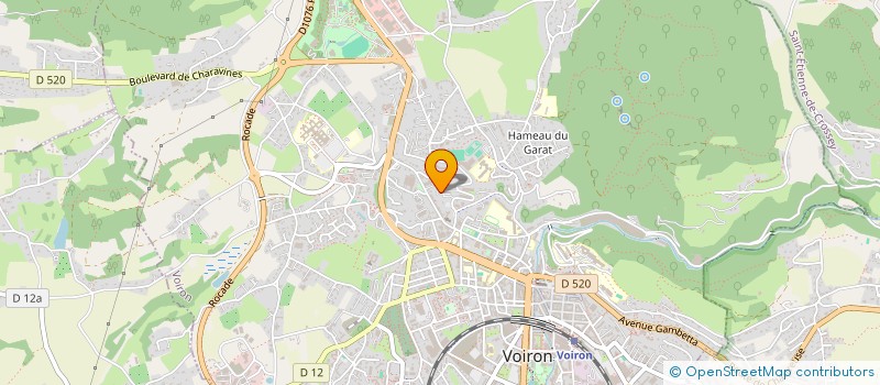 localisation de l'entreprise MADAME LAURA MASSON à VOIRON