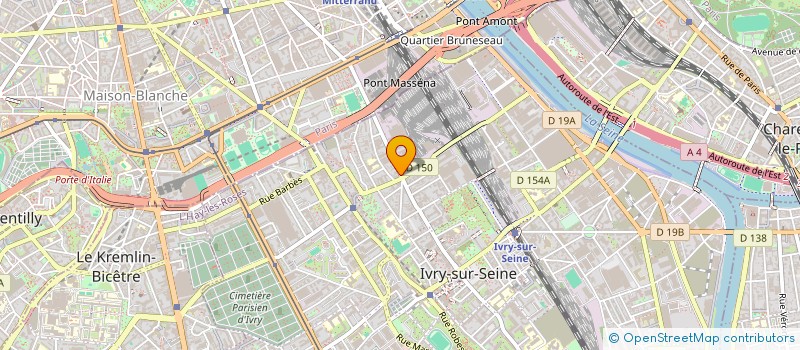 localisation de l'entreprise MADAME LAURA MATHURIN  IVRY-SUR-SEINE