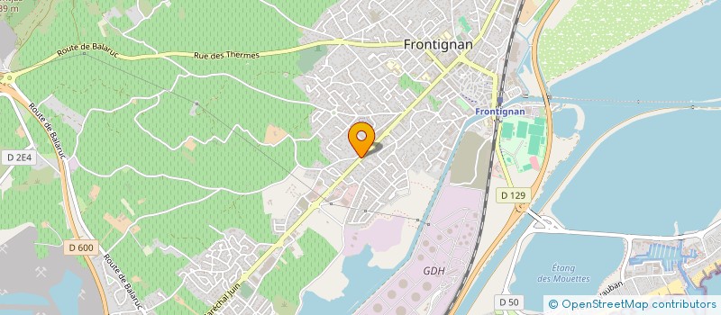 localisation de l'entreprise MADAME LAURA MATIAS PEREIRA à FRONTIGNAN