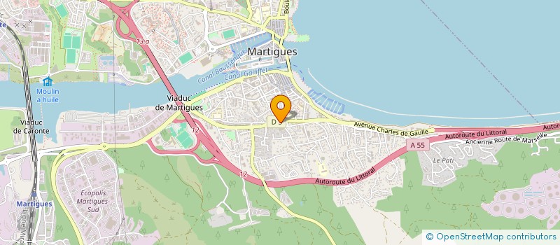 localisation de l'entreprise MADAME LAURA MATSOS à MARTIGUES