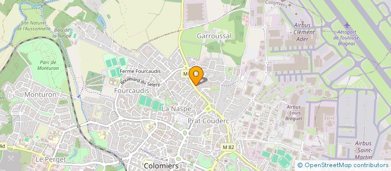 localisation de l'entreprise MADAME LAURA MATUTE à COLOMIERS