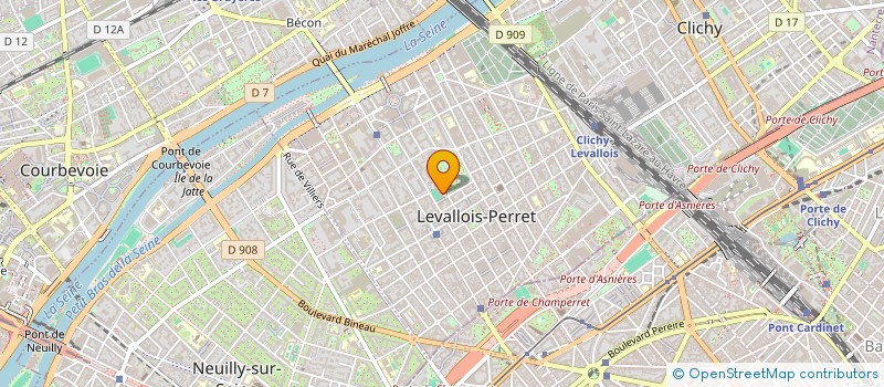localisation de l'entreprise MADAME LAURA MAUD CORALIE MARANGE à LEVALLOIS-PERRET