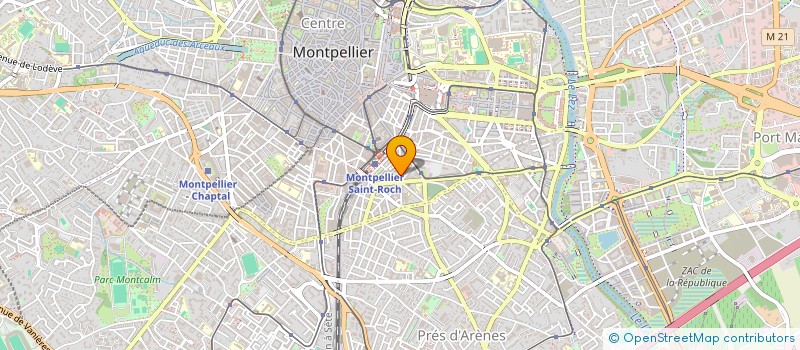 localisation de l'entreprise MADAME LAURA MAUREL à MONTPELLIER