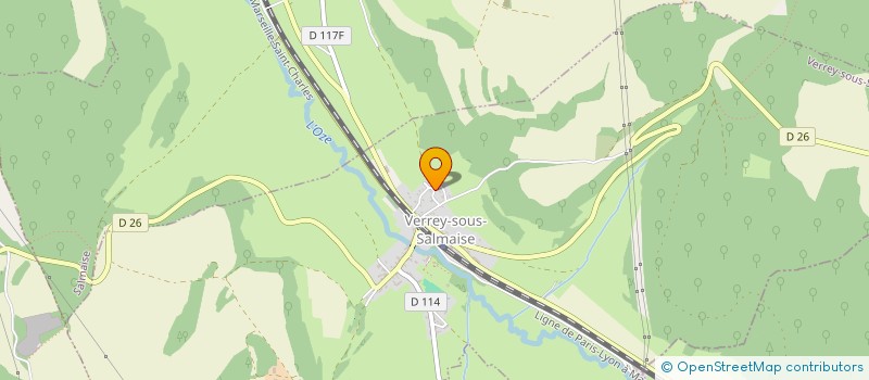 localisation de l'entreprise MADAME LAURA MAYER  VERREY-SOUS-SALMAISE
