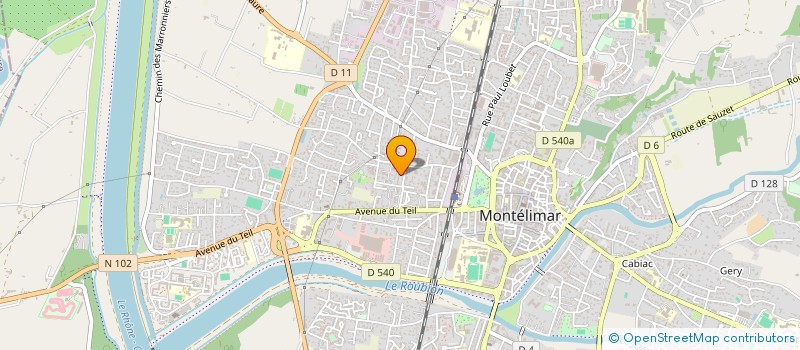 localisation de l'entreprise MADAME LAURA MAZARD  MONTELIMAR