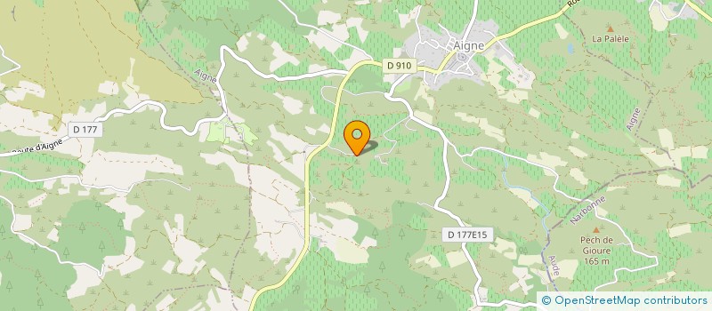 localisation de l'entreprise MADAME LAURA MAZOLLIER  AIGNE