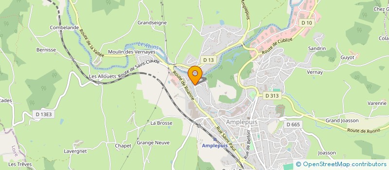 localisation de l'entreprise MADAME LAURA MCCARTHY  AMPLEPUIS