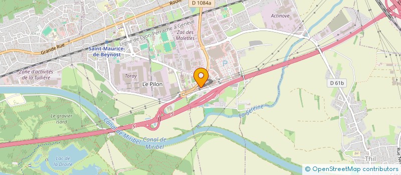 localisation de l'entreprise MADAME LAURA MEGIAS GUTIERREZ  VENISSIEUX