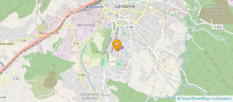 localisation de l'entreprise MADAME LAURA MEHIZ à GARDANNE