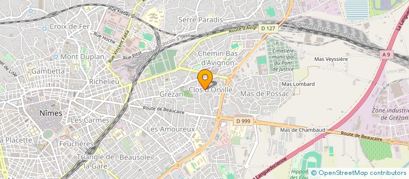 localisation de l'entreprise MADAME LAURA MEISSONNIER  NIMES