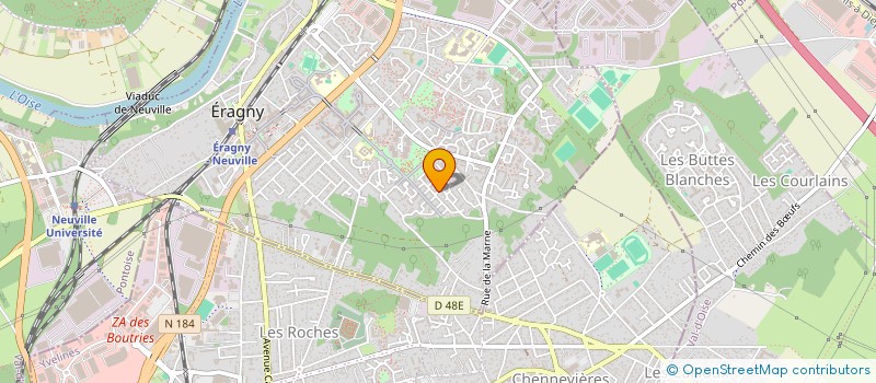 localisation de l'entreprise MADAME LAURA MENARD  ERAGNY