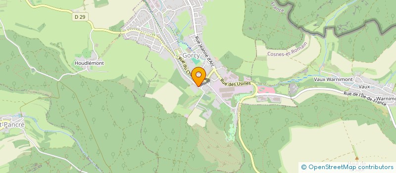 localisation de l'entreprise MADAME LAURA MENEGHIN  GORCY