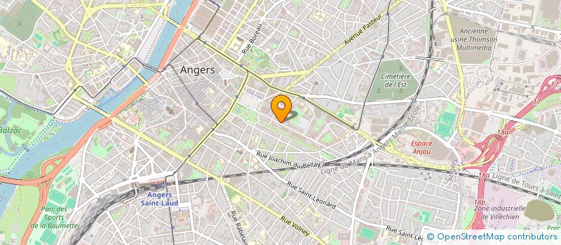localisation de l'entreprise MADAME LAURA MENUET  ANGERS