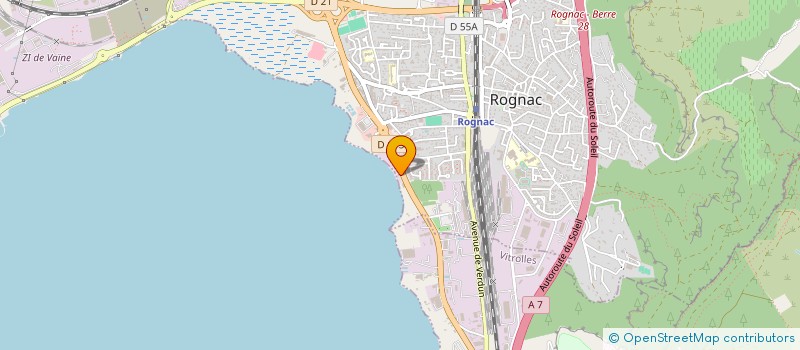 localisation de l'entreprise MADAME LAURA MERCADAL  ROGNAC