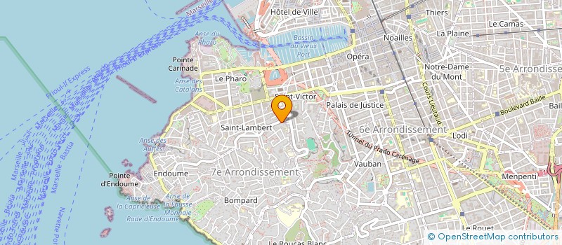 localisation de l'entreprise MADAME LAURA MERCKX  MARSEILLE