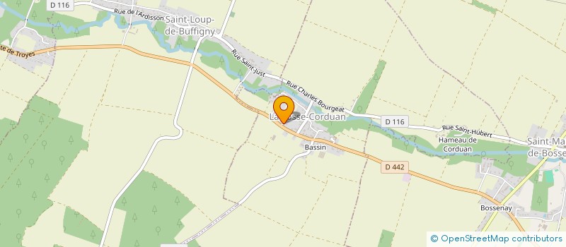 localisation de l'entreprise MADAME LAURA MEREGHETTI  LA FOSSE-CORDUAN