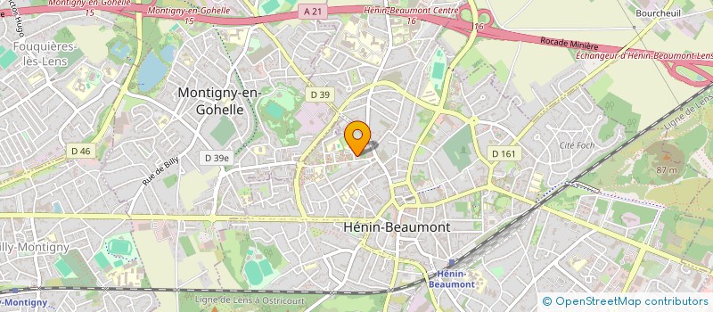 localisation de l'entreprise MADAME LAURA MERENDINO à HENIN-BEAUMONT