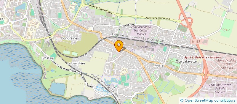 localisation de l'entreprise MADAME LAURA MERLANDE  AYTRE