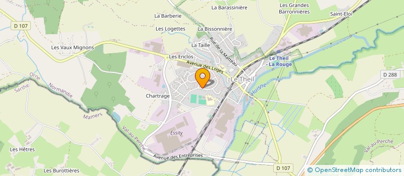 localisation de l'entreprise MADAME LAURA MESNY à VAL-AU-PERCHE
