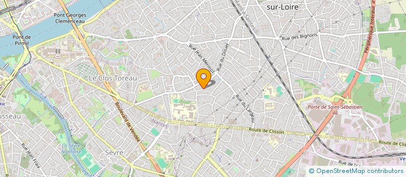 localisation de l'entreprise MADAME LAURA METAIS  SAINT-SEBASTIEN-SUR-LOIRE